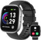 anyloop Smartwatch Damen Herren mit Telefonfunktion,1.83 HD Touchscreen Fitnessuhr,IP68 Wasserdicht Fitness Tracker mit Herzfrequenz Schlafmonitor Schrittzähler Uhr,Sportuhr für iOS Android Schwarz