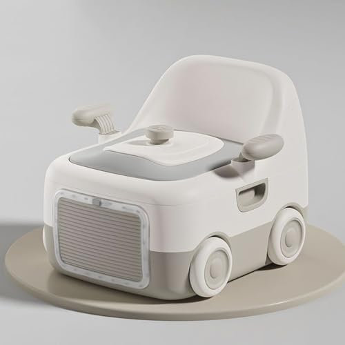 Töpfchen für Kinder, 3-in-1 Kindertoilette Potty Training Toilet, Baby Töpfchen mit praktischem Stauraum, Kindertöpfchen Perfekter Toilettensitz für Kinder (Grau)
