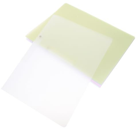 OFFSCH 5stücke Ordner Aus Kunststoff Transparente Dokumentenhüllen Aktenhüllen Für Papiere Material