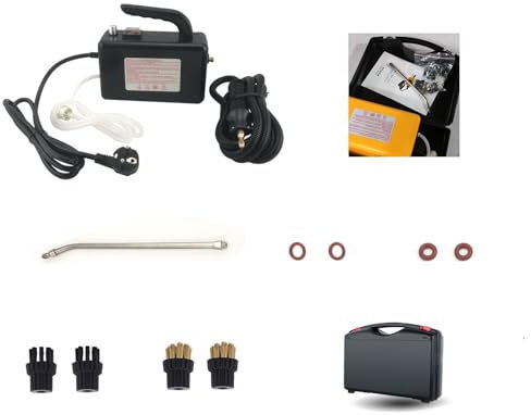 Limpiador a Vapor de Alta Temperatura | 1700-2600W | 300ML/Min Flujo | 2-3 Bar Presión | 115°C | Multiusos para Hogar y Coche