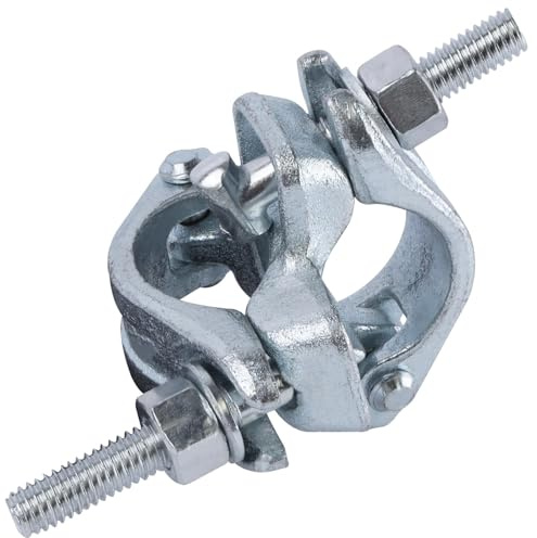 YGCQFH Forged Clutches for Scaffolding, 48 x 48 mm, 90° Scaffolding Clutch, Scaffolding Clamp, for Structural Steel Pipes, Scaffolding Clamps, Double Clamp