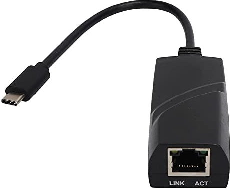 WOHPNLE Adaptador Ethernet USB C de Alta Velocidad de 1000 Mbps, Transferencia rápida USB a Ethernet Plug and Play Adaptador de computadora portátil de Amplia compatibilidad para Oficina