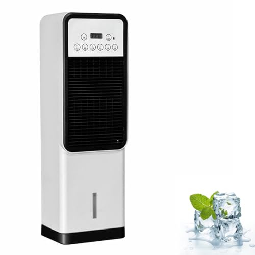 Aire Acondicionado Portátil de 12000 Btu con Control Remoto, Unidad de Aire Acondicionado de Doble Enfriamiento y Calefacción, Función de Enfriador Evaporativo, para Habitación, Oficina, RV y Us Cold