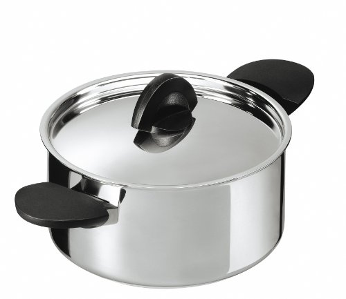 Kuhn Rikon Luna Cooking Pot, Stainless Steel, Silver, 2 Litre, 18 cm