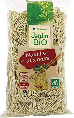 Fideos Chino con Huevo Ecológicos JardinBio (250g)
