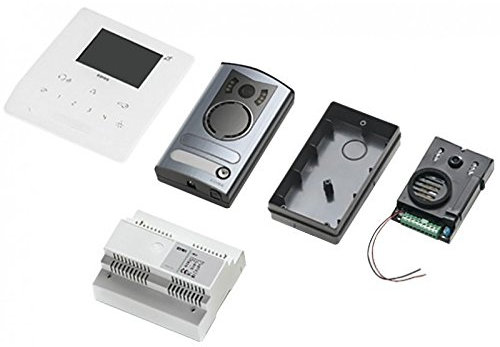 Kit videocitofono bifamiliare a colori Due Fili Plus Tab 4,3in + 13F2