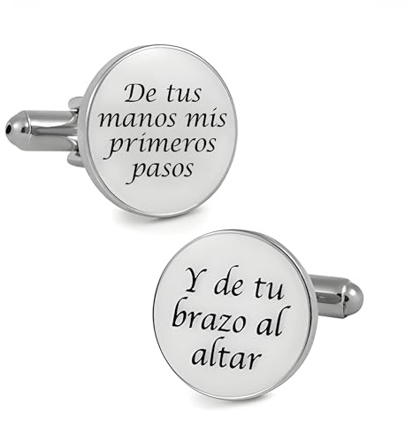 Gemelolandia | Gemelos para Boda | Regalo para el Padrino Cubrebotones | Gemelos Originales Para Camisas | Para Hombres y Niños | Regalos Para Bodas, Comuniones, Bautizos y Otros Eventos