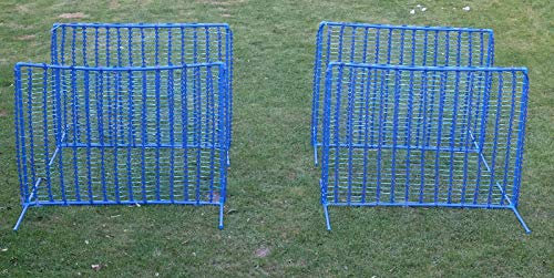 4X Hoopers Zaun „Blue Gate”/Gatter - NADAC Hoopers Agility Gerät – Hoopers Agility Gate