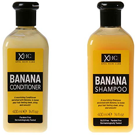 XHC Xpel Hair Care Banana Shampoo and Conditioner Combo, 400ml
