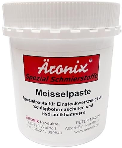 (44 €/kg) 500 g Äronix borrfett mejselfett mejselpasta stämhammare borrhammare SDS Plus SDS MAX fett kopparpasta