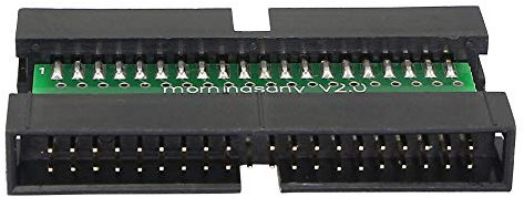 PNGKNYOCN IDE 40 Pin Male to Male Hard Drive Adapter 3.5 inch Hard Disk Interface Male to Male Plug Industrial Computer POS Machine IDE Electronic Disk Adapter (Parallel Type)