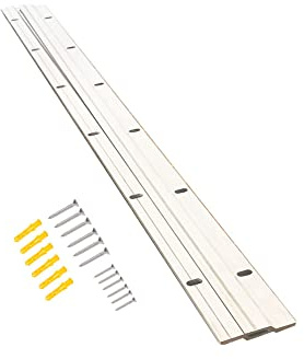 Support encastré de 61 cm, support emboîtable robuste pour cadre photo, support mural flottant à suspendre pour galerie grande photo, miroir lourd, tête de lit, rideau anti-mouches
