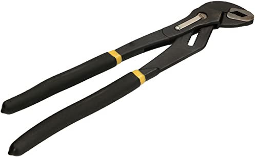 KOTARBAU® Alicates de pico de loro, 300 mm, Acero al cromo vanadio, Tenaza para tubos y bombas de agua, Extensibles, Ajuste preciso mediante un botón, Mordazas dentadas endurecidas, Autorretención