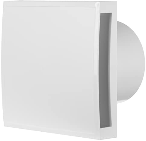 Steinberg14 100mm Extractor de Baño y Cocina, con Frente de Color Blanco, para Ventilación de Aire