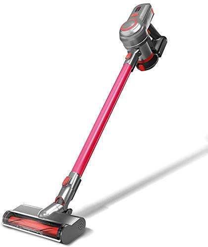 Samnuerly Aspirateur sans Fil, aspirateur à Main léger 2 en 1, Support Mural avec Batterie au Lithium Rechargeable et éclairage d'angle LED