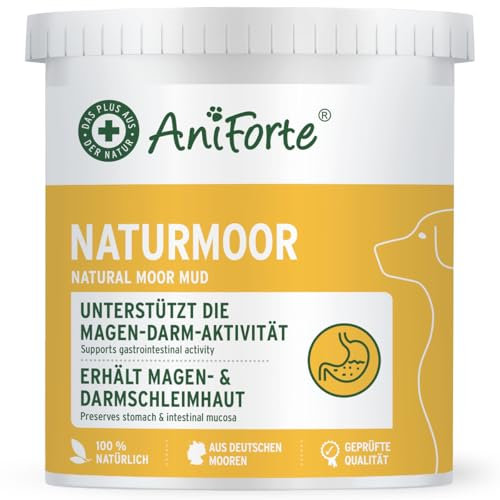 AniForte Tourbe médicinale pour chiens 750 g – Améliore l'état des matières fécales, la digestion, le système immunitaire, l'activité gastro-intestinale, la stimulation de l'appétit – Terre de