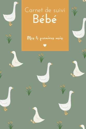 Carnet de suivi bébé: Journal de bord quotidien à remplir | Sommeil-repas-changes-soin et bonus | Cadeau de naissance - baby shower