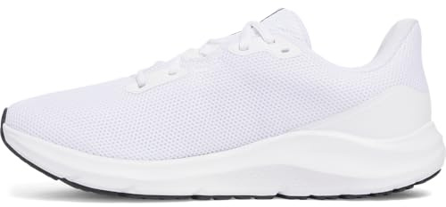 Under Armour herr Charged Pursuit 4 löparskor, Vit vit svart, 42.5 EU