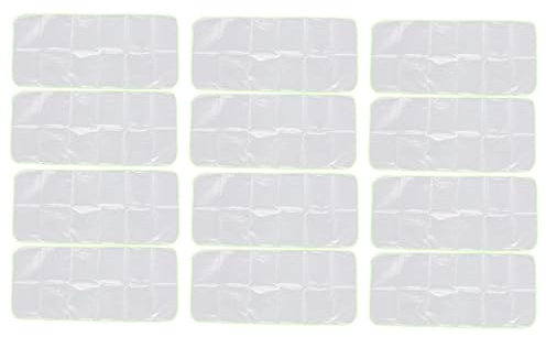 DECHOUS 12pcs Ironing Pad for Quilters Ironing Felt Heat Protection Non-slip Portable Random Color