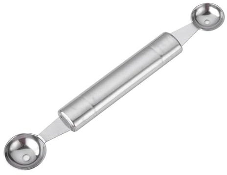 Leapiture Scavino per frutta Paletta per melone Paletta per frutta Strumento per palline di frutta Strumento per palline di gelato Paletta per frutta manuale Cucchiaio per cupcake