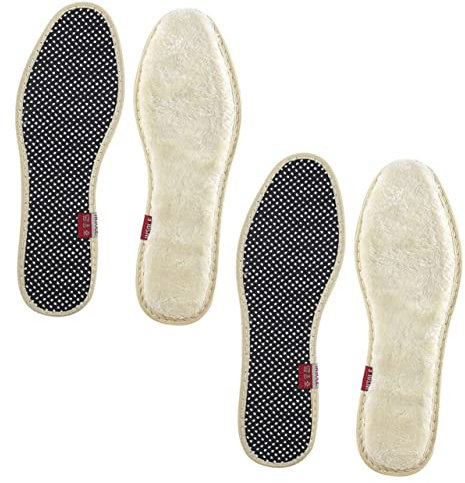 Beaupretty 2paare Warme Winter-einlegesohlen aus Verdickt und Rutschfest für Schuhe Atmungsaktiv und Komfortabel Schweißabsorbierend