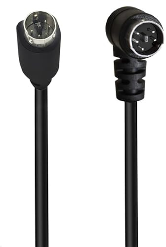 YAOGUI Cable S Video de 5 pines con conectores macho a macho, línea adaptadora, fácil de usar para una conexión sin problemas