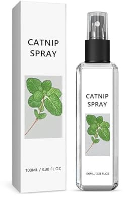 99 g, premium kattmynta spray, hög potens stressavlastning för katter, örtbaserade kattglädje silvervinsspray, kattnipp för katter, lugnande och återupplivar leksaker och klösstolpar (1 st)