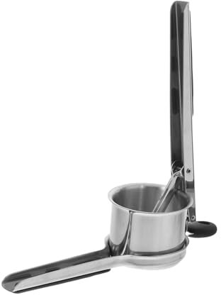 HEATSHAKING Prensador De Patatas y Verduras Acero Inoxidable Mango Ergonómico Puré De Papas Uso Versátil Fácil De Limpiar
