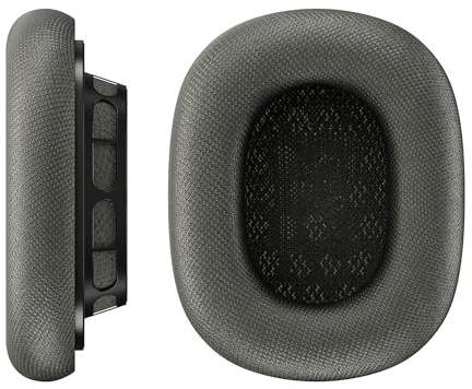 VONMÄHLEN Air Cushions - Ersatz Ohrpolster für AirPods Max, magnetische Befestigung, atmungsaktiv und schweißresistent - Black