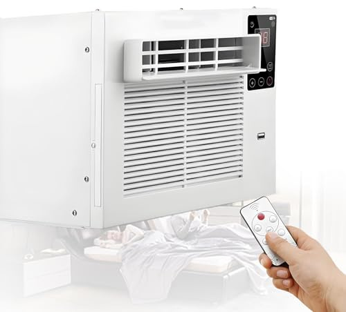 EpyGnom Condizionatore Portatile Silenzioso Camper con Tubo Aria Condizionata Mobile con Telecomando Timer da 1-12h Deumidificazione Raffreddatore d'Aria Raffredda Purifica Deumidifica