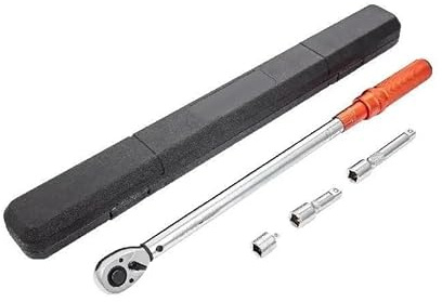 gdsDEs 1/2 1/4 3/8 Mechanical Torque Wrench Set Precision Pointer Hand Tools Torque Wrench Mechanical Workshop Car Repair Tool(41.7cm 10-80ft.lb)