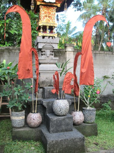 Asiastyle Bali-Fahne, Kupfer, 200cm inkl. Stock