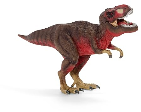 schleich 72068 Tirannosauro Rex, rojo, da 4 anni, DINOSAURS - Figura, 28 x 10 x 14 cm