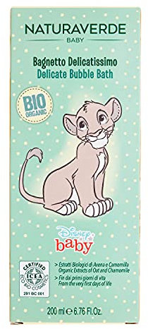 Disney Baby BIO Kosmos Zartes Körper- & Haarbad mit Haferextrakten und Kamille, 200 ml