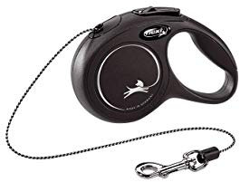 flexi® CAT XS Seil 3 m schwarz, Roll-Leine für Katzen und Kleintiere bis 8 kg