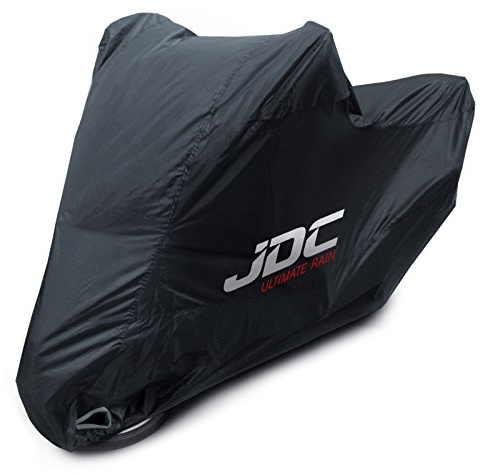 JDC Funda Moto 100% Impermeable - Ultimate Rain (Resistente, Forro Suave, Paneles Resistentes al Calor, Costuras Selladas) - XXL