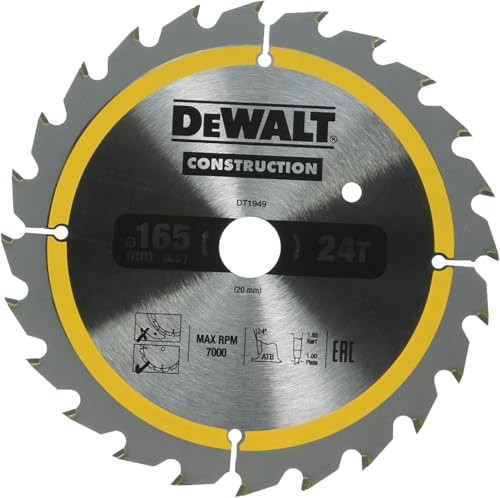 Dewalt Circular Saw Blade – Pack of 1, Silver, Yellow, Black, DT1949 QZ