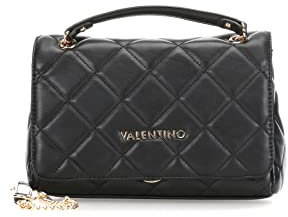 Valentino Bags Damen Ocarina Satchel, Schwarz (Nero)