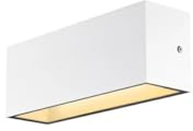 SLV SITRA L WL UP/DOWN, LED Outdoor Wandaufbauleuchte, weiss, CCT switch 3000/4000K