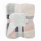 Dreamscene Coperta in pile Sherpa a quadri, morbida, termica, calda, spessa, soffice coperta per divano letto, 150 x 180 cm, colore arrossire