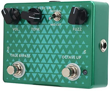 Distortion-Pedal, Pedal Gitarrenpedal Mini-Effektpedal-Prozessor CP-53 E-Gitarren-Effektpedal mit echtem Bypass-Design