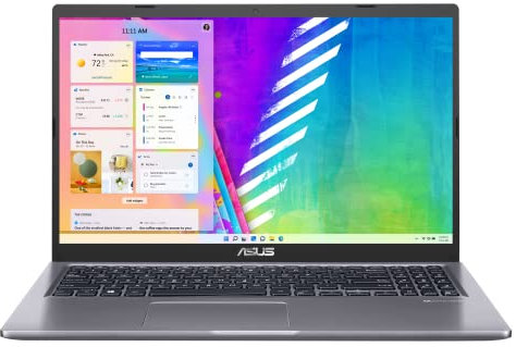 Asus Vivobook 15 Laptop | 15 Full-HD Display | Intel Core i7-1065G7 | 16GB RAM | 512GB SSD | Windows 11 | QWERTZ Tastatur | Slate Grey | USB-C | HDMI