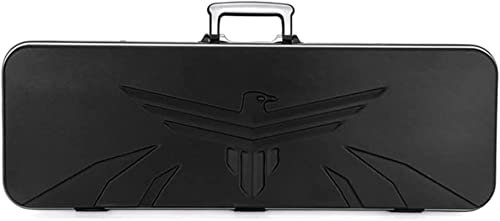 CNAOHGHN Gewehrkoffer Lang Für Tragbar Aluminium-Rahmen, ABS Hartplastik Waffenkoffer Mit Vorgeschnittenem Schaumstoff Gewehr-Hartschalenkoffer Hard Rifle Case Universal Aufbewahrungs Box