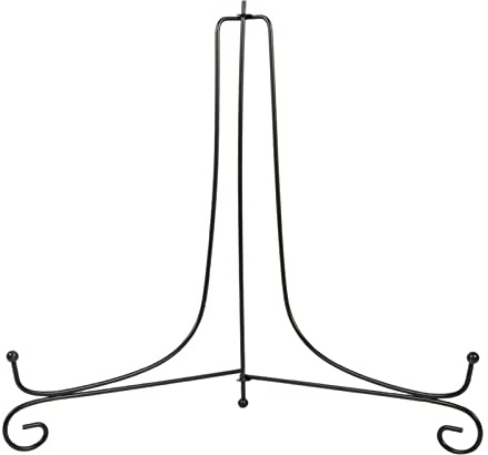 Cavalletto in Ferro, Supporto Per Piatti Molto Grandi, Supporto Per Quadri, Supporto Per Piatti, Espositore Classico, Cornice Per Foto, Cornice Per Libri, Stabile Per Esposizione(12Inch)