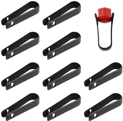 Bavooty Radschrauben Kappenwerkzeug,Kappen Abzieher,Ersatz Radkappen Tools,Abziehaken für Radschraubenkappe,Kappenabzieher,Radschrauben Kappen Werkzeug,Werkzeug für Rad Kappen Montage,Schwarz,10pcs