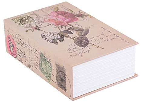 Cassaforte Per Libri con Lucchetto a Combinazione, Cassetta di Sicurezza Per La Raccolta di Soldi, Contenitori Per Chiavi di Gioielli Per Tenere al Sicuro I Tuoi Oggetti di Valore(Rosa)