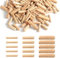 120 Stück Holzdübel, Dübel in 3 Größen Sortiert Holzdübel Multifunktionale Holzschraubenlochstopfen Holzdübelstifte für Möbelreparatur und Befestigungshandwerk