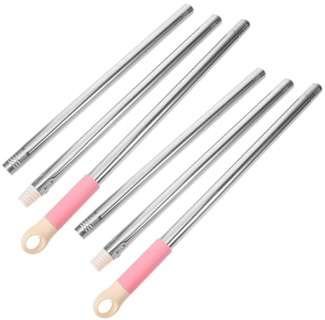 MAGICLULU Mop Replacement Poles Random Color 2 Sets 3 Section Mop Handles Stainless Steel and Plastic with Easy Installation and Versatile Use for Restaurants and Office Floor Cleaning