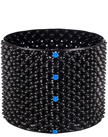 POSH AIR Atmungsaktiver Schwarz Pflanztopf 40 L mit profilierten Wänden | Fördert gesundes Wurzelwachstum | Ideal für Haus und Garten | Der Durchmesser 40 cm Die Höhe 35 cm