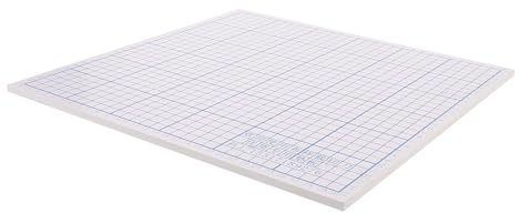 SHINEOFI Tapete de Corte de Alta Dureza para Cortadora de Tela 30 CM Rejilla de Trabajo Almohadilla de Precisión de PVC para Costura y Proyectos Textiles Accesorio Resistente para